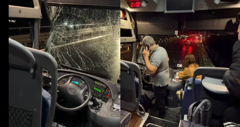 Геройство на пътя: Шофьор на автобус спаси 40 пътници край Мездра